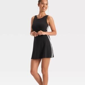 JoyLab Women's Knit Sporty Contrast Active Dress with Shorts Size XL